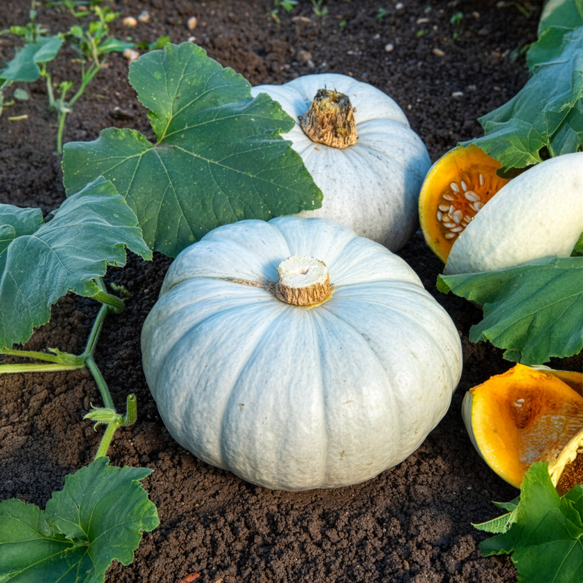 Cucurbita maxima Bleu de Hongrie - Potiron bleu de Hongrie - Graines de courges