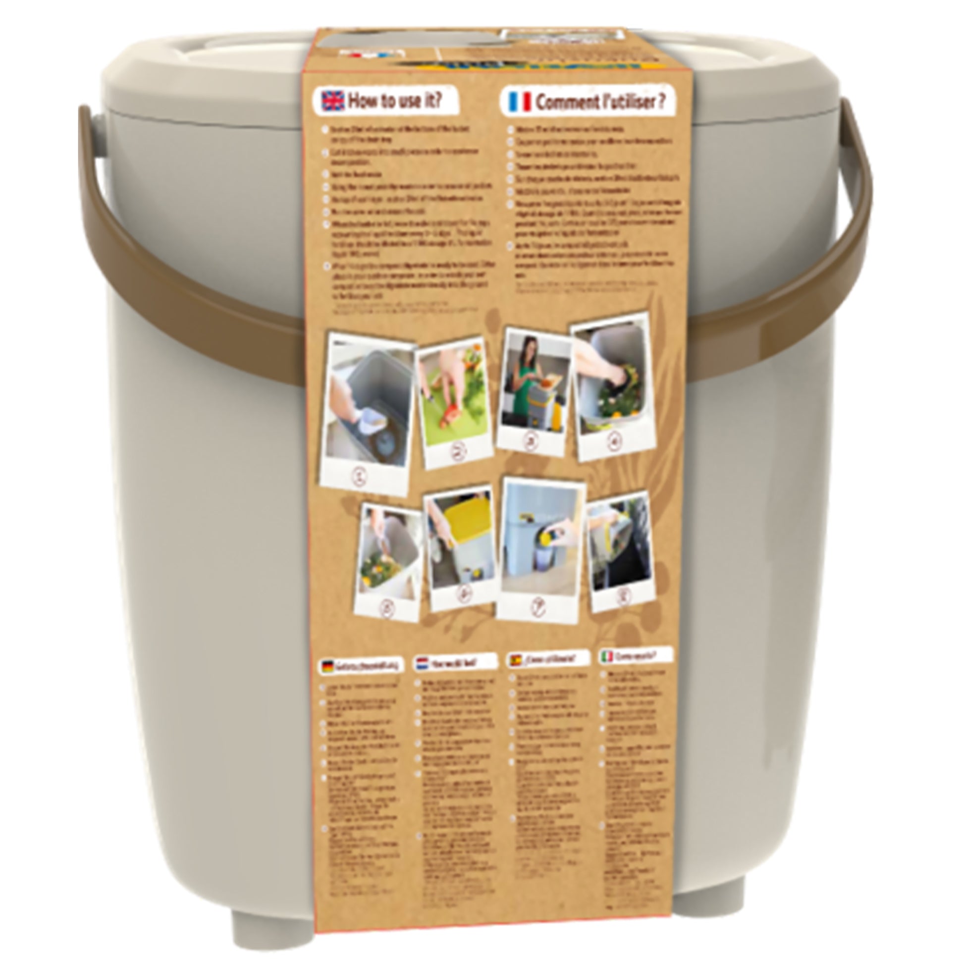 - Kit composteur de cuisine + activateur de compost HOZELOCK - Entretien et Matériel