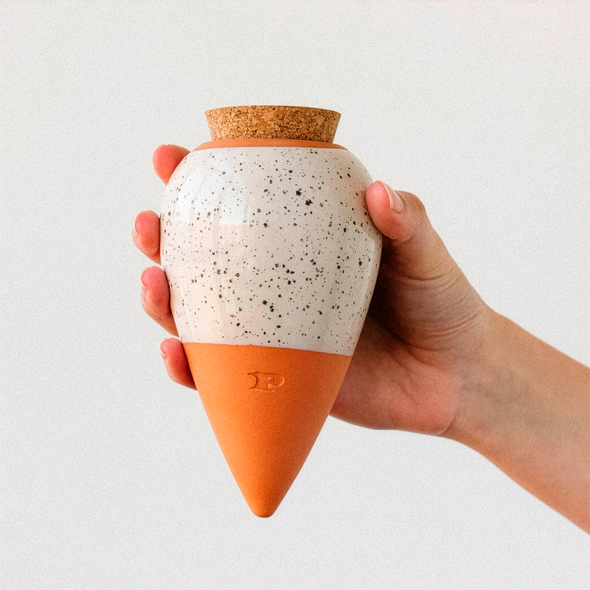 - Olla hydratante blanc grainé - Arrosage pour jardin