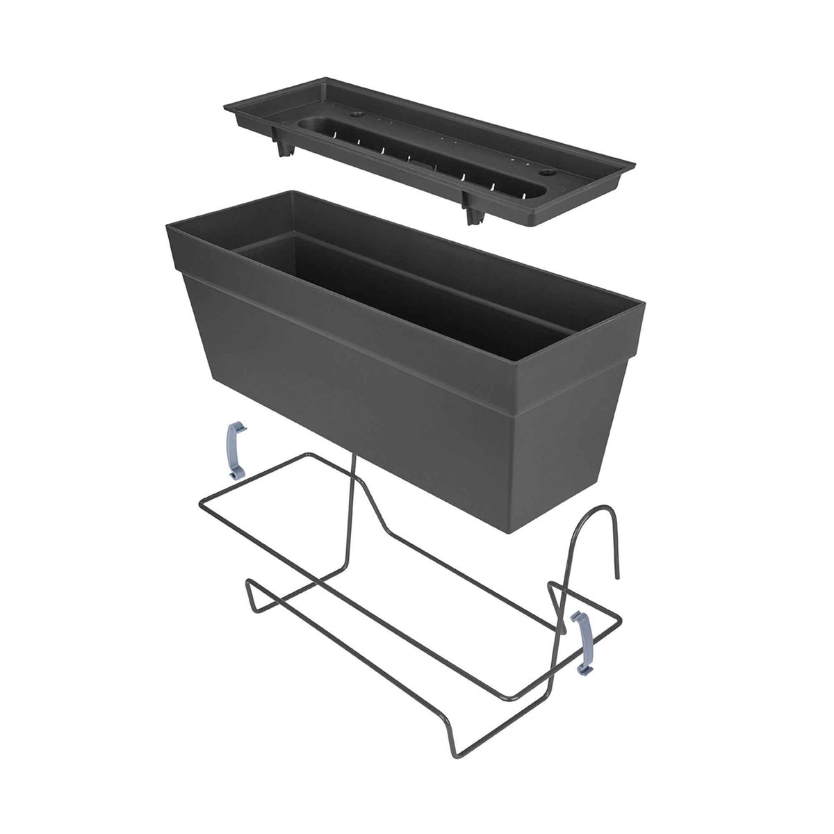 - Elho Balconnière Loft urban anthracite - Jardinières et bacs à fleurs
