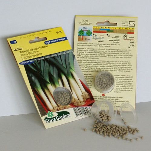 Graines pour potager - Poireau Bleu d'hiver Farinto - Allium porrum bleu d'hiver farinto