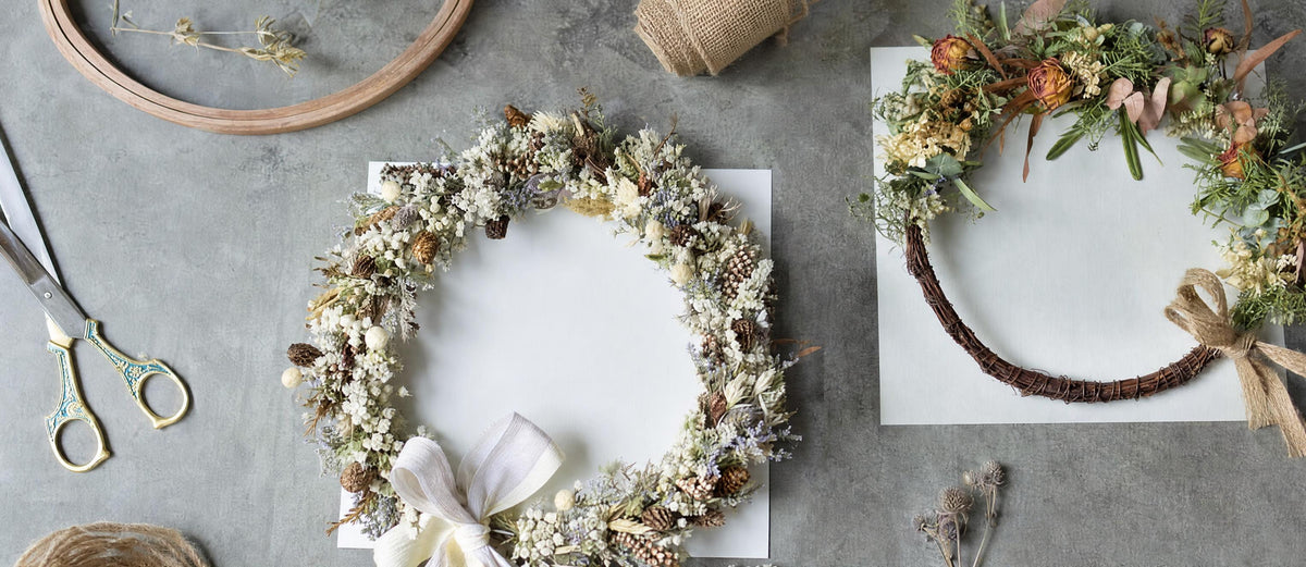 7 idées créatives avec des fleurs séchées