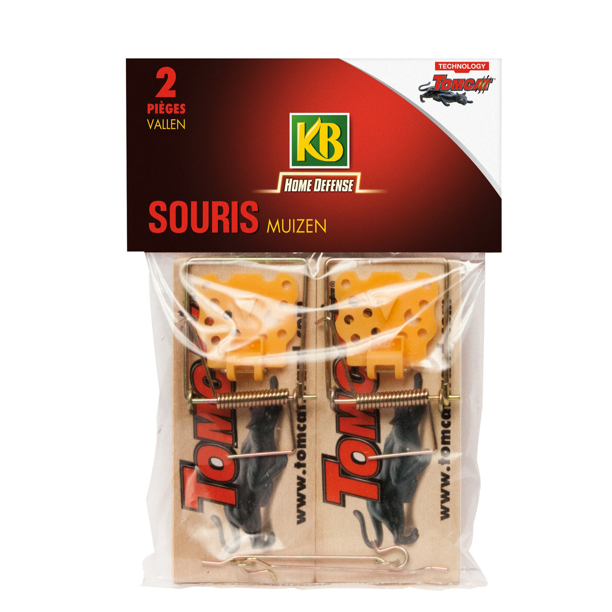 2 Pièges à souris en bois KB - Bakker