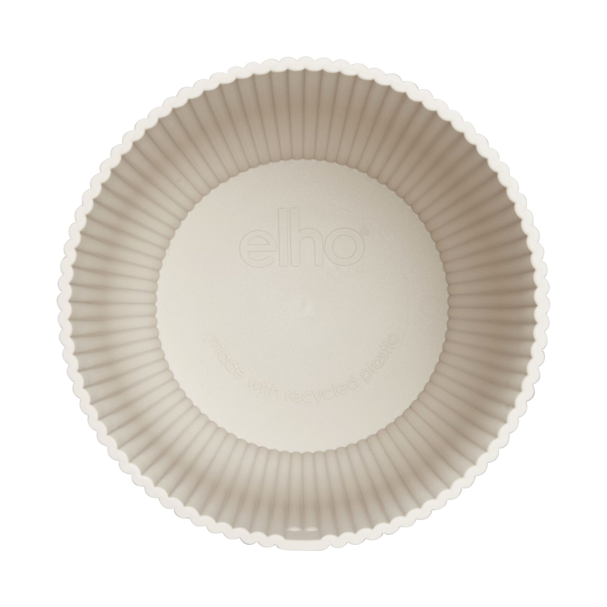  - Cache-Pot Vibes fold rond Blanc lin ELHO - Pots d'intérieur et cache-pots