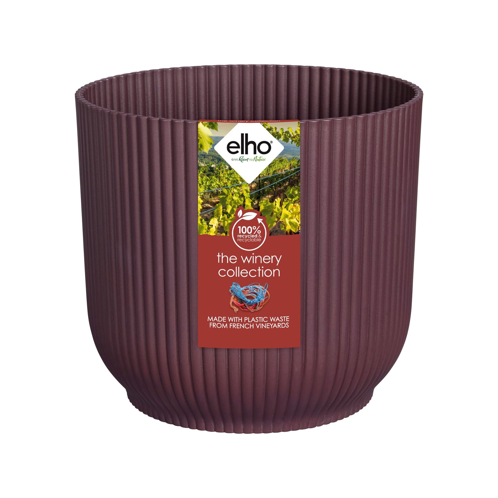 Cache-Pot The Winery collection Rouge bordeaux ELHO - Bakker