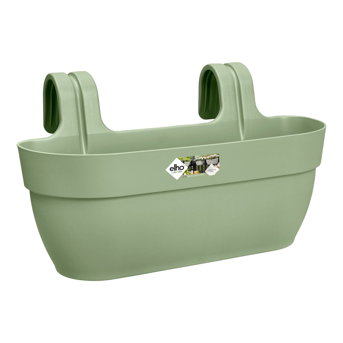 Jardinières et bacs à fleurs - Balconière Vibia Campana easy hanger large Vert pistache ELHO - 
