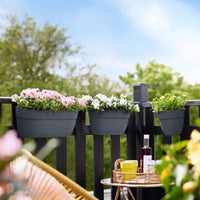  - Balconière  Vibia Campana easy hanger large Anthracite ELHO - Jardinières et bacs à fleurs