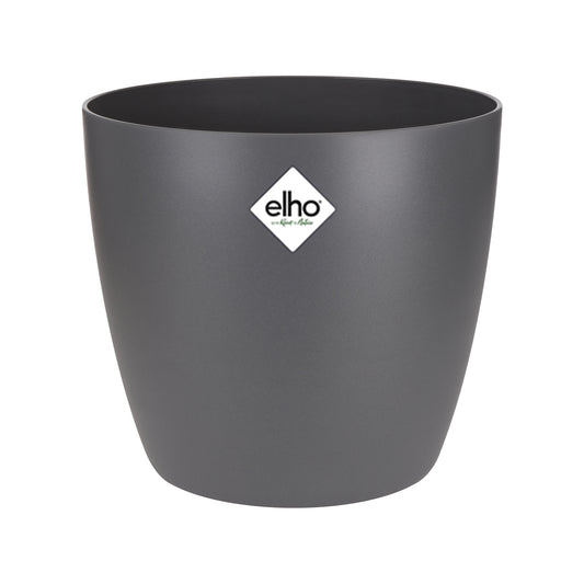 Elho Pot Brussels rond anthracite - Bakker