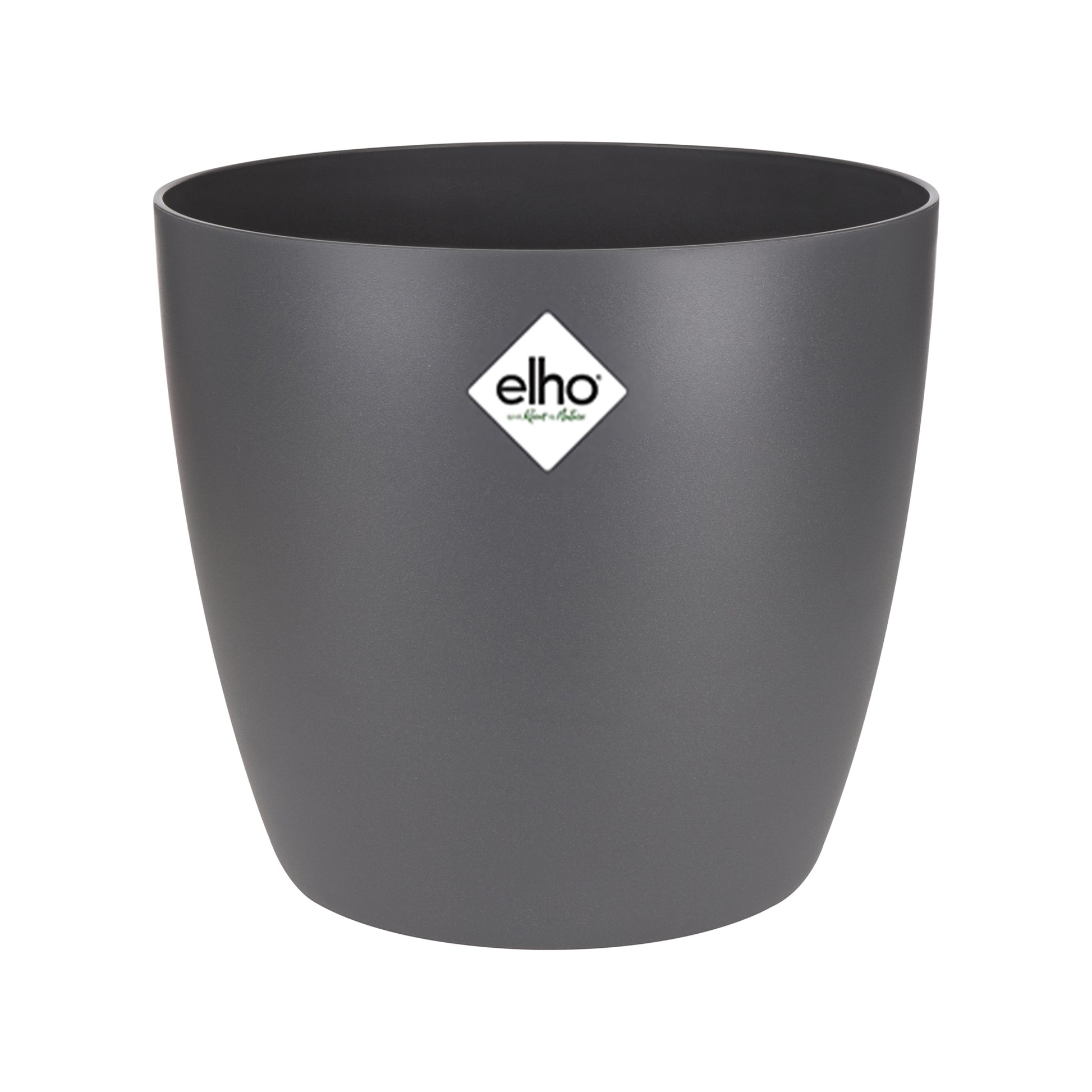 Elho Pot Brussels rond anthracite - Bakker