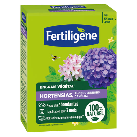 Engrais hortensias, rhododendrons, camélias FERTILIGENE - Bakker