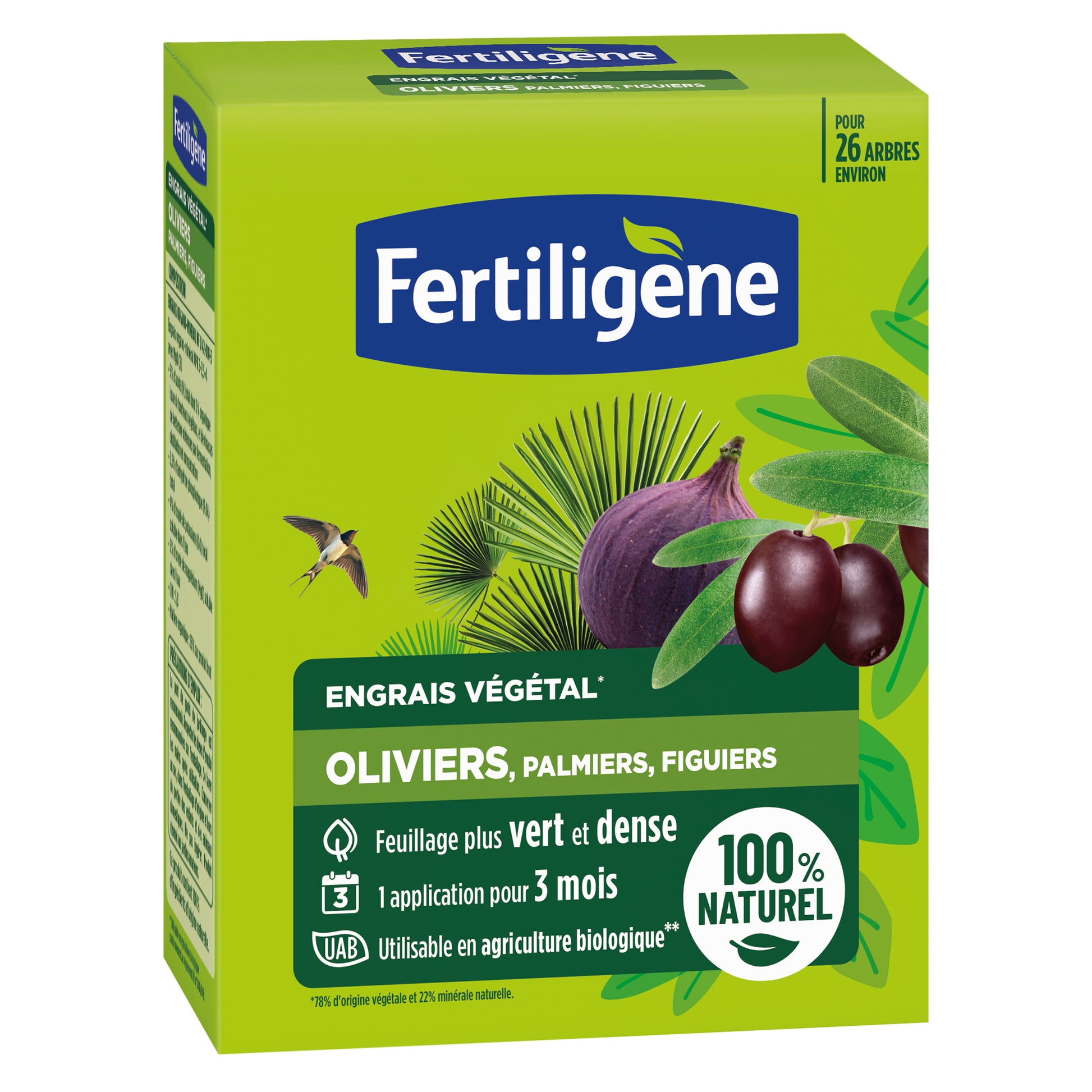 Engrais oliviers, palmiers, figuiers FERTILIGENE - Bakker