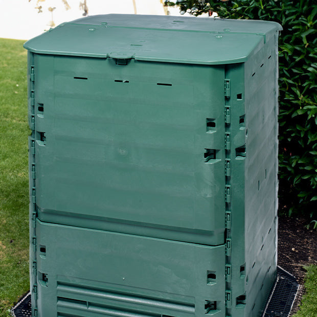 Composteur Thermo-king vert avec grille de fond - Bakker