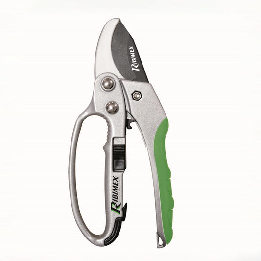 Sécateur crémaillère lames courbées RIBIMEX - Bakker