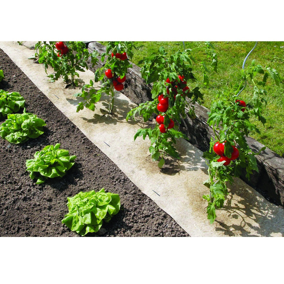 Toile de paillage naturel biodégradable chanvrelin -  - Bakker