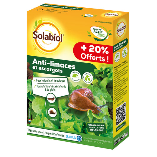 Anti-limaces et escargots SOLABIOL - Bakker