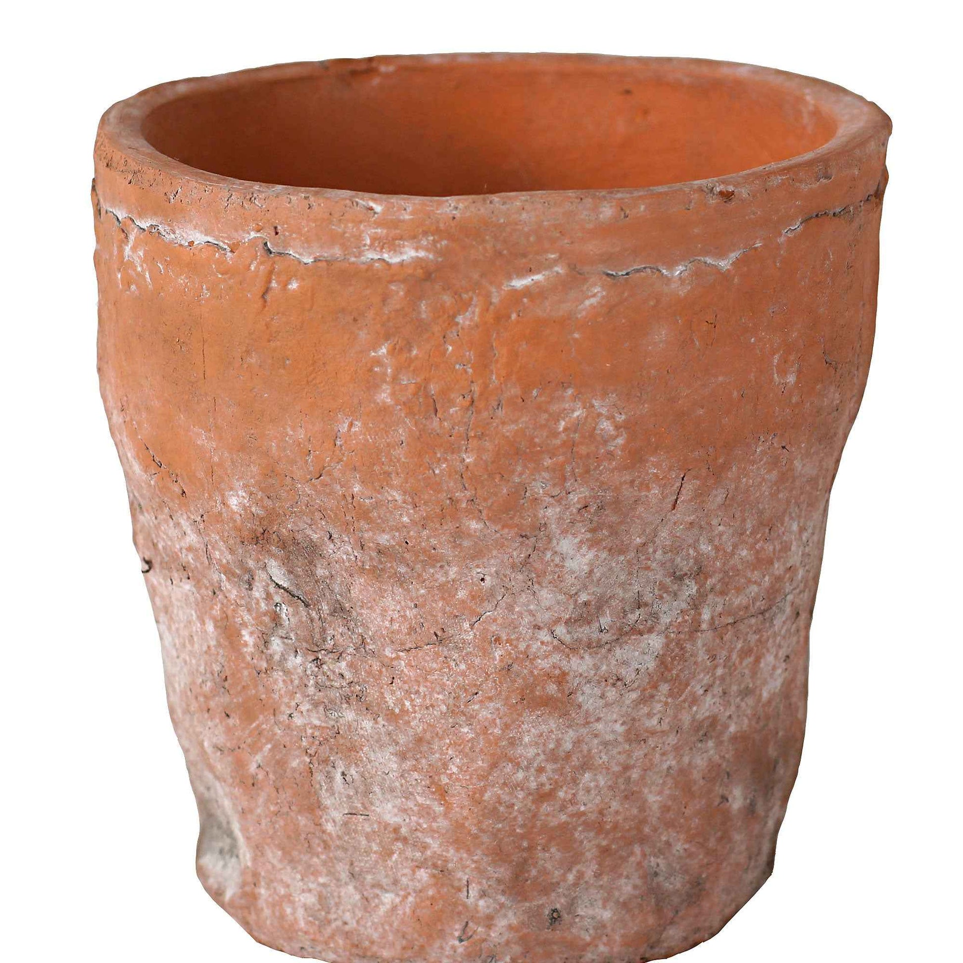 TS pot de fleurs Nature rond terre cuite - Pot pour l'intérieur - Petits pots de fleurs