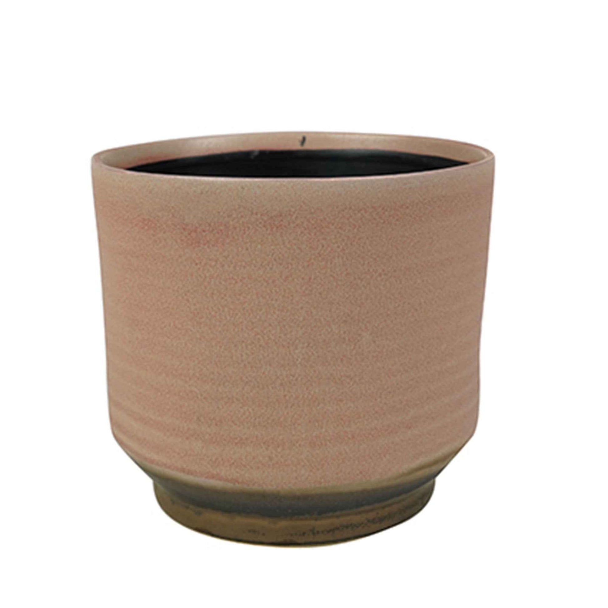 TS pot de fleurs Suze rond rose - Pot pour l'intérieur - Pots de fleurs en céramique et terre cuite