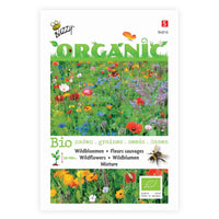 Fleurs sauvages Mélange - Biologique 2 m² - Semences de fleurs - Graines de fleurs pour abeilles