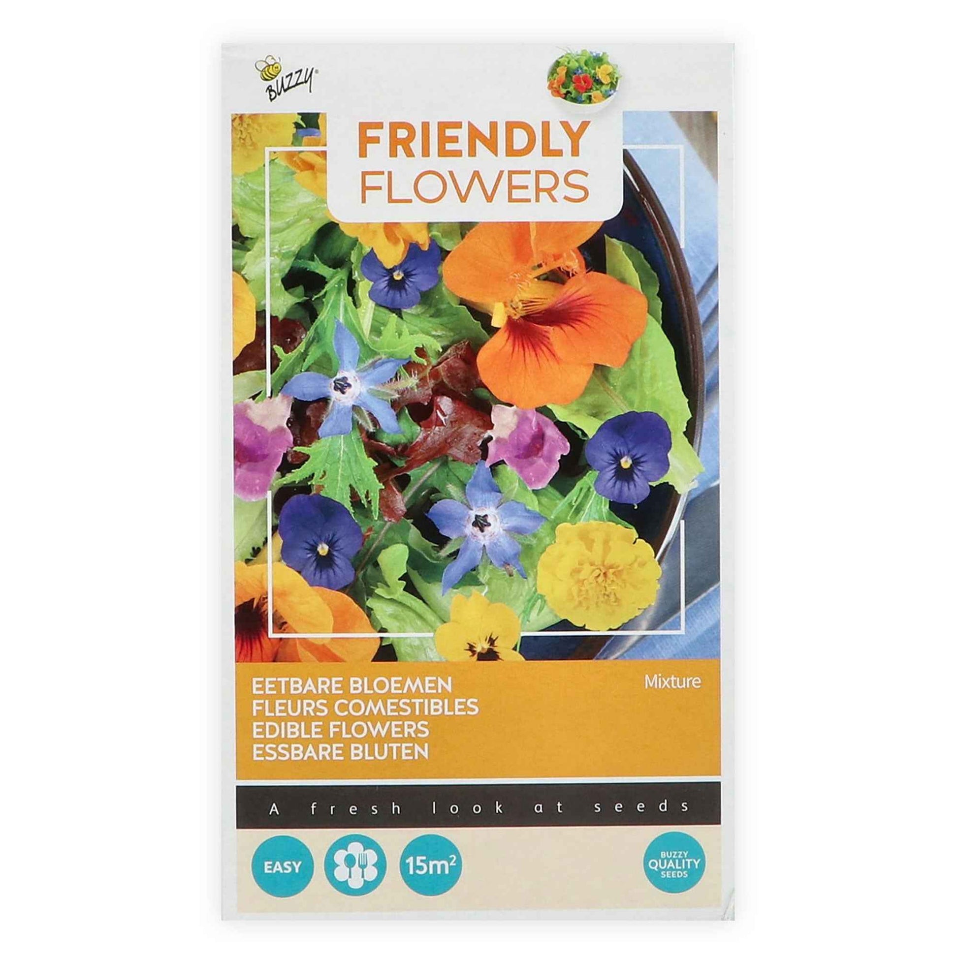 Fleurs comestibles - Friendly Flowers Mélange incl. granulat - Semences de fleurs - Caractéristiques des plantes