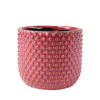 TS pot de fleurs Bolino rond rose - Pot pour l'intérieur - Collection colorée