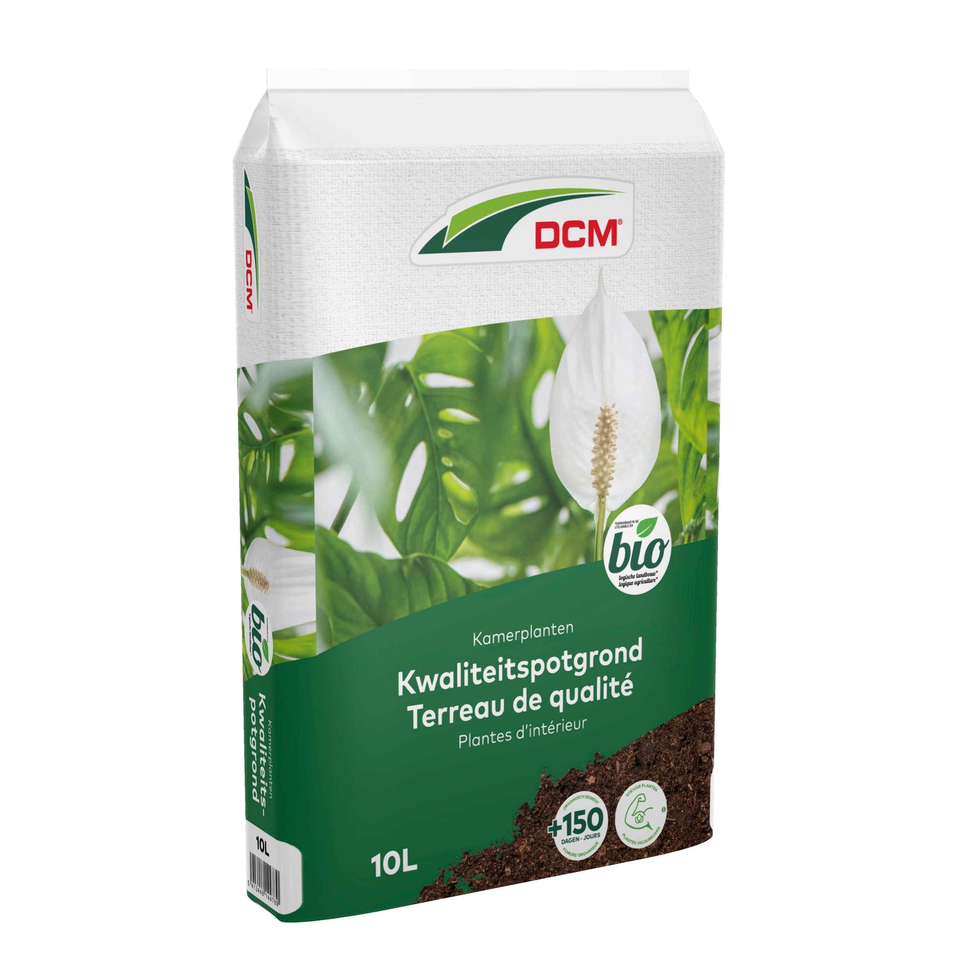 Terreau pour plantes d'intérieur - Biologique 10 litres - DCM - Engrais et amendements