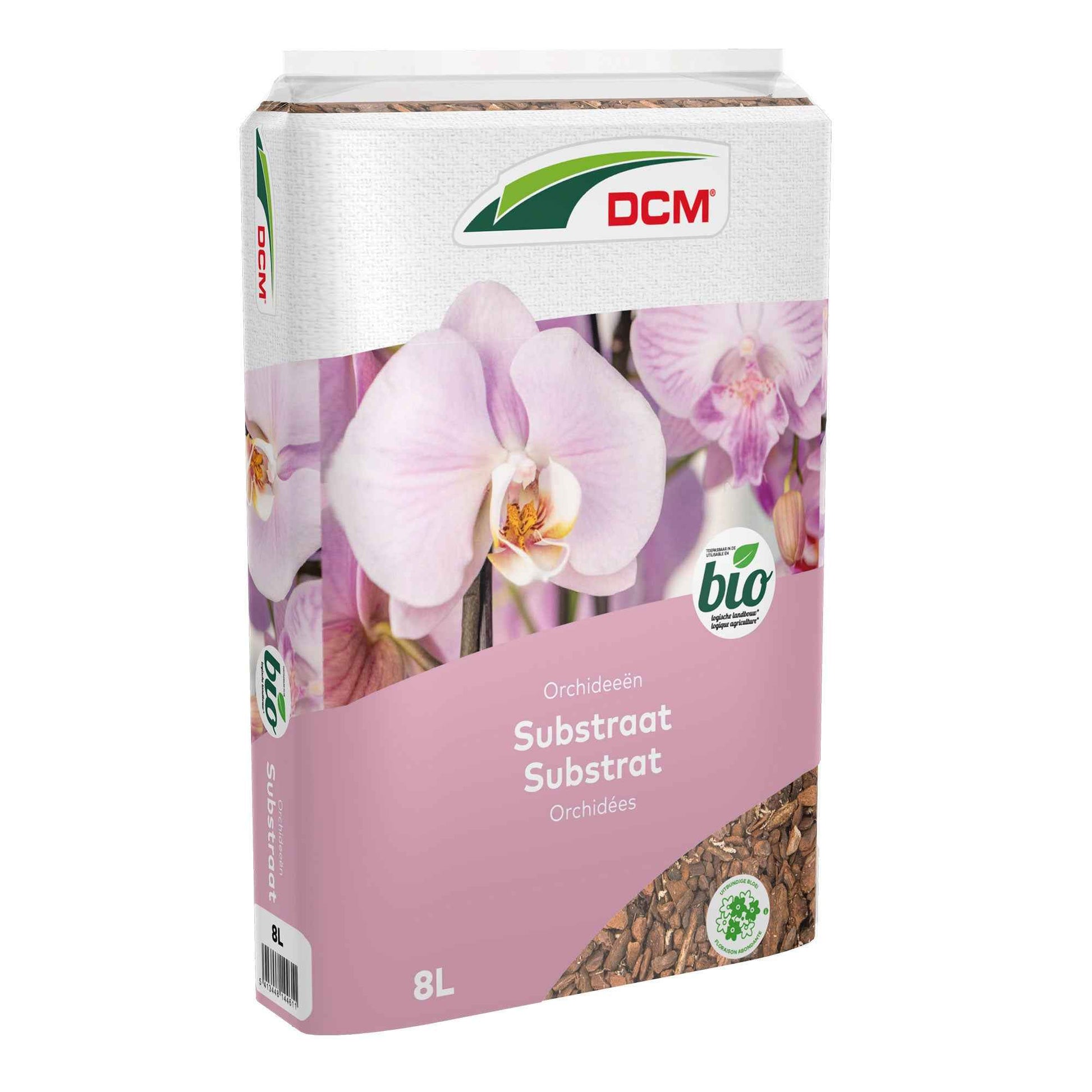 Substrat pour orchidées - Biologique 8 litres - DCM - Engrais biologique