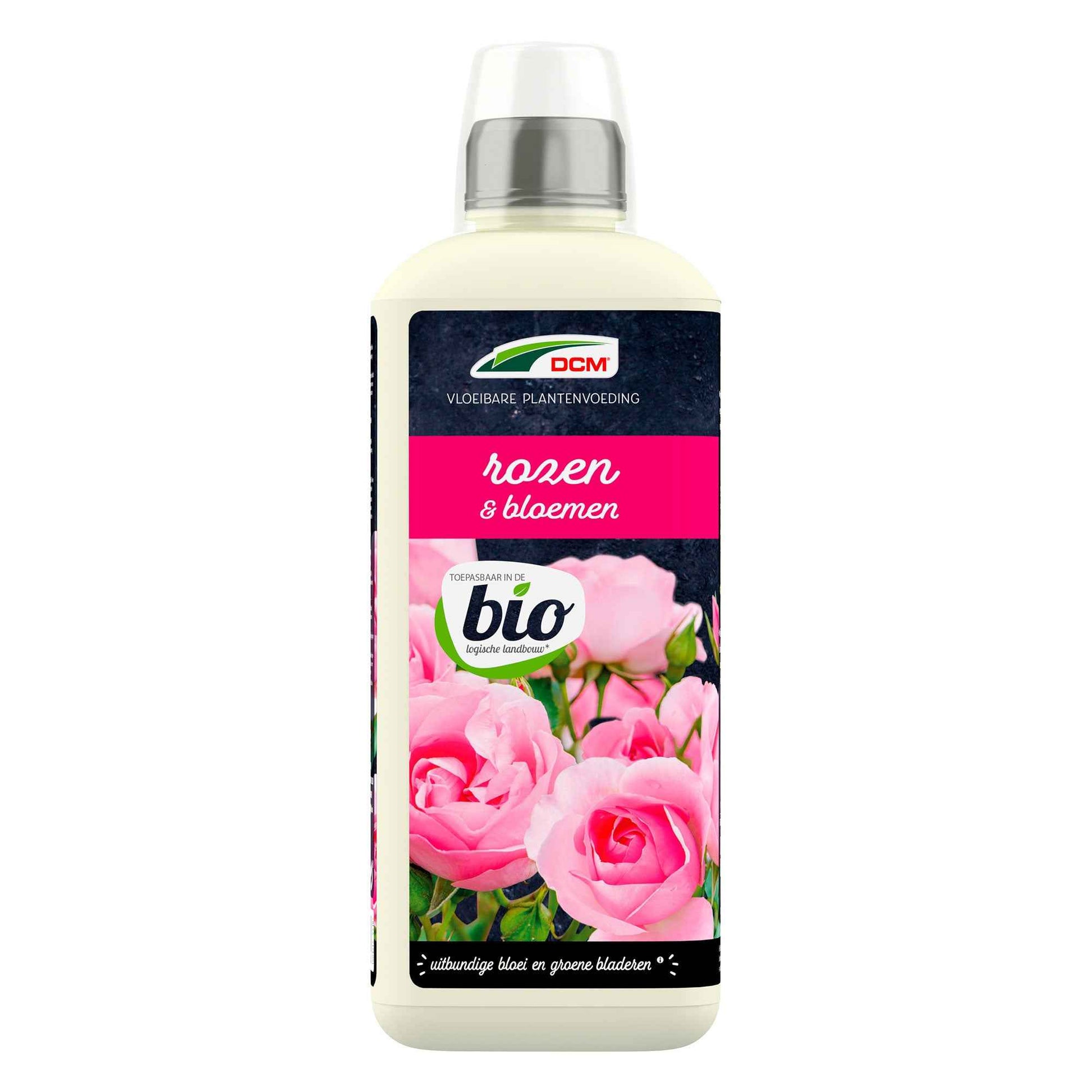 Engrais végétal liquide pour roses et fleurs - Biologique 0,8 litre - DCM - Engrais