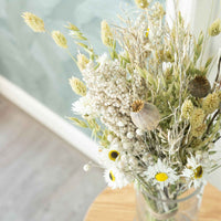 Bouquet de fleurs séchées - Mélange blanc - Fleurs séchées