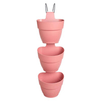 Elho Pot Vibia Campana rond pour jardin vertical - Pot pour l'extérieur Rose - Nouveaux pots de fleurs