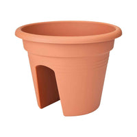 Elho Pont de fleurs Green Basics ronde- Pot pour l'extérieur Marron - Grands pots de fleurs