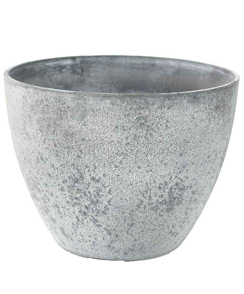 TS pot de fleurs Nova rond gris - Pot pour l'intérieur et l'extérieur - Grands pots d'intérieur