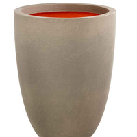 Capi vase Urban smooth rond gris - Pot pour l'intérieur et l'extérieur - Grands pots d'intérieur