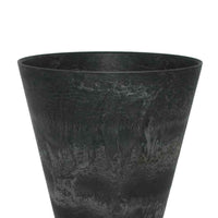 Artstone pot de fleurs Claire rond noir - Pot pour l'intérieur et l'extérieur - Artstone
