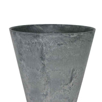 Artstone pot de fleurs Claire rond gris - Pot pour l'intérieur et l'extérieur - Pots d'extérieur naturels
